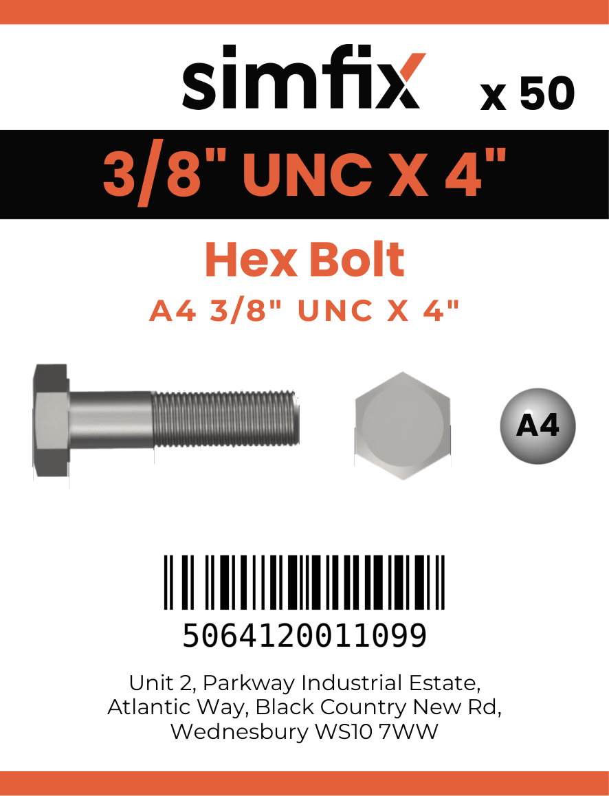 Simfix product label - 933UA438102-T