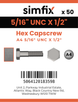 Simfix product label - 933UA4516013-T