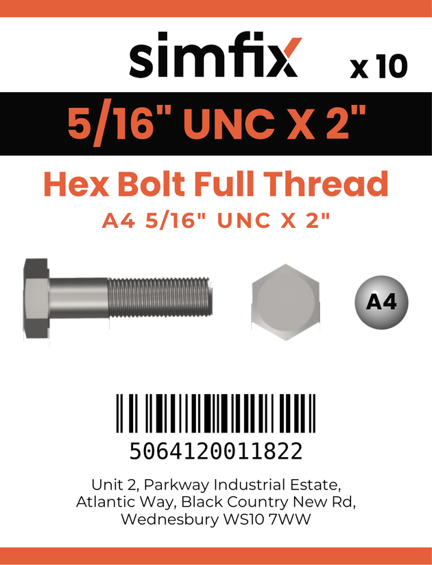 Simfix product label - 933UA4516051-D