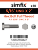 Simfix product label - 933UA4516051-D