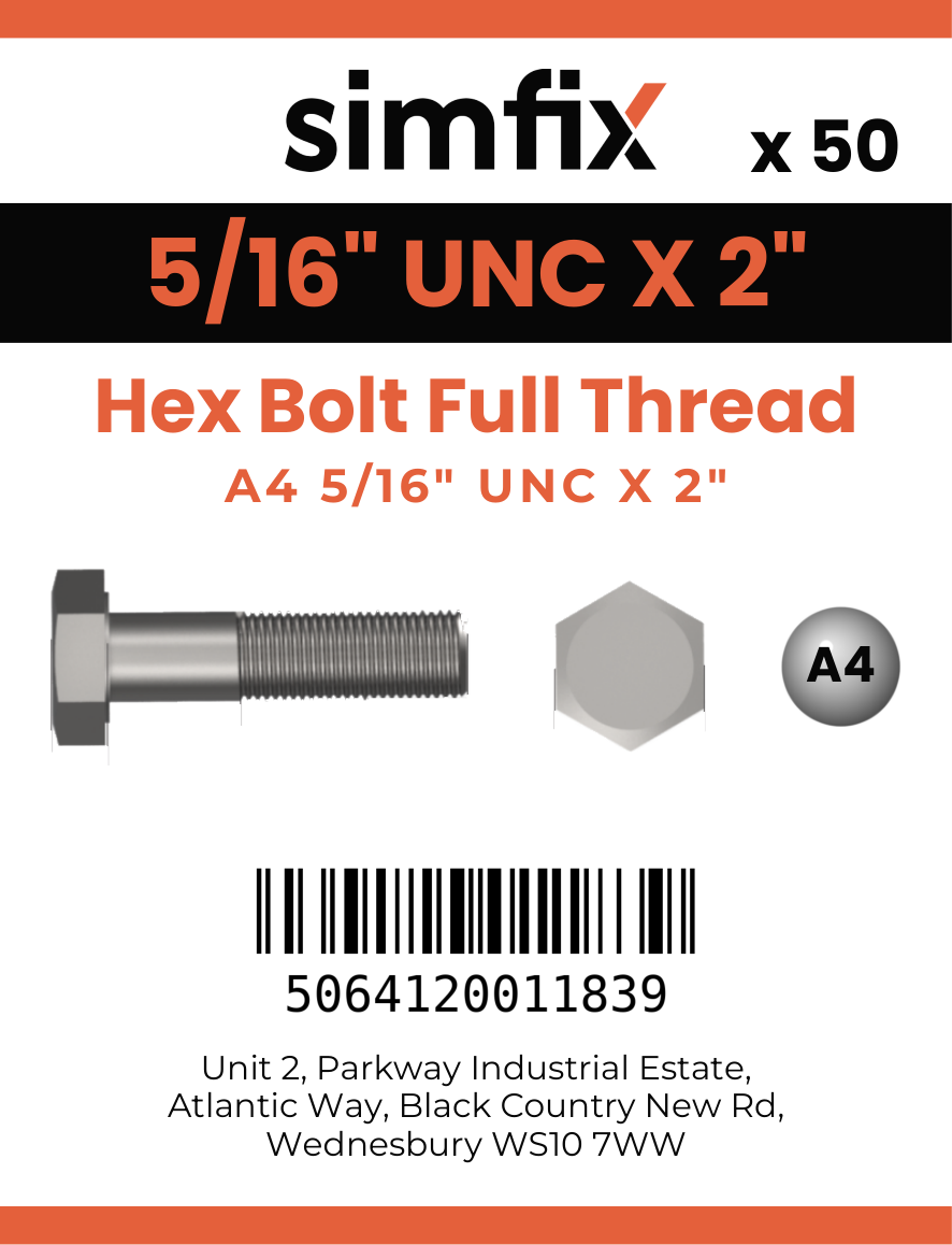 Simfix product label - 933UA4516051-T