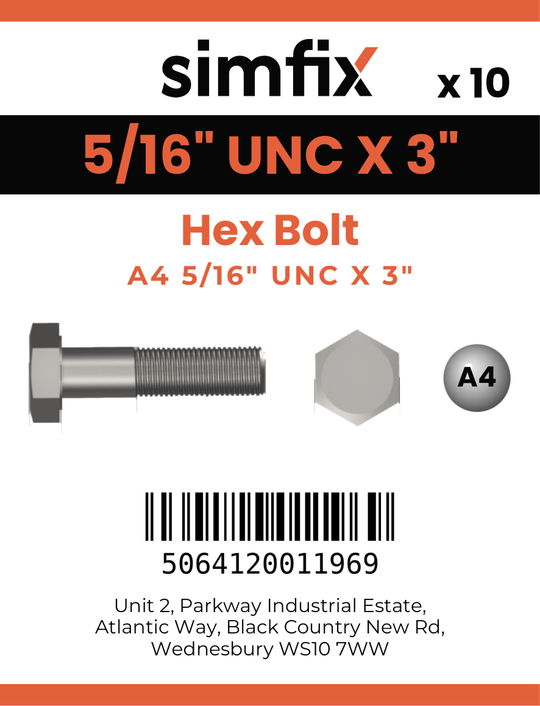 Simfix product label - 933UA4516076-D