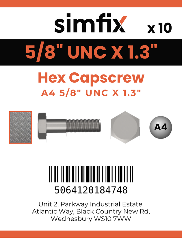 Simfix product label - 933UA458045-D