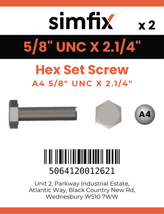 Simfix product label - 933UA458057-D