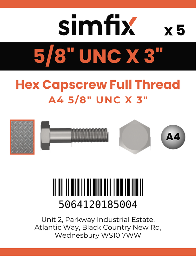 Simfix product label - 933UA458076-D