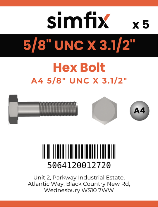 Simfix product label - 933UA458089-D