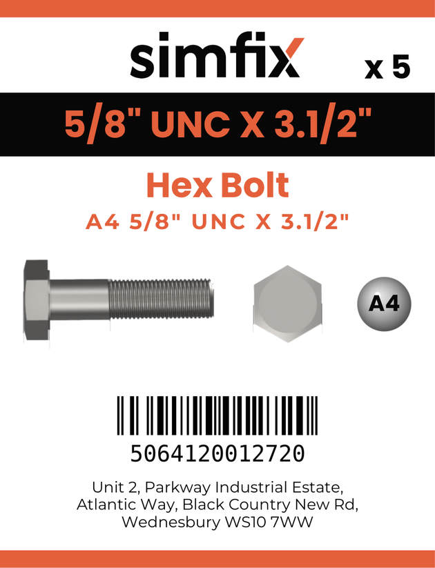 Simfix product label - 933UA458089-D