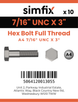 Simfix product label - 933UA4716076-T