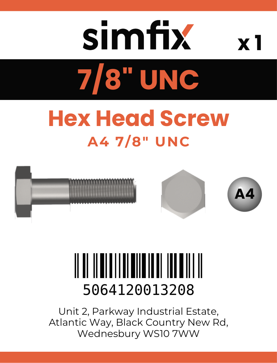 Simfix product label - 933UA478057-D