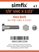 Simfix product label - 933UA478064-D