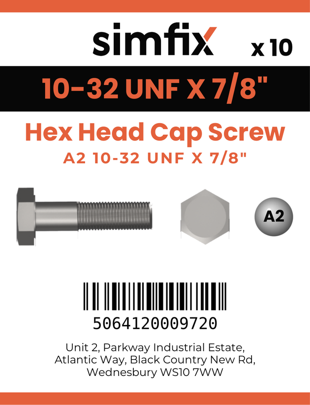 Simfix product label - 933UFA2103222-D