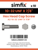Simfix product label - 933UFA2103222-D