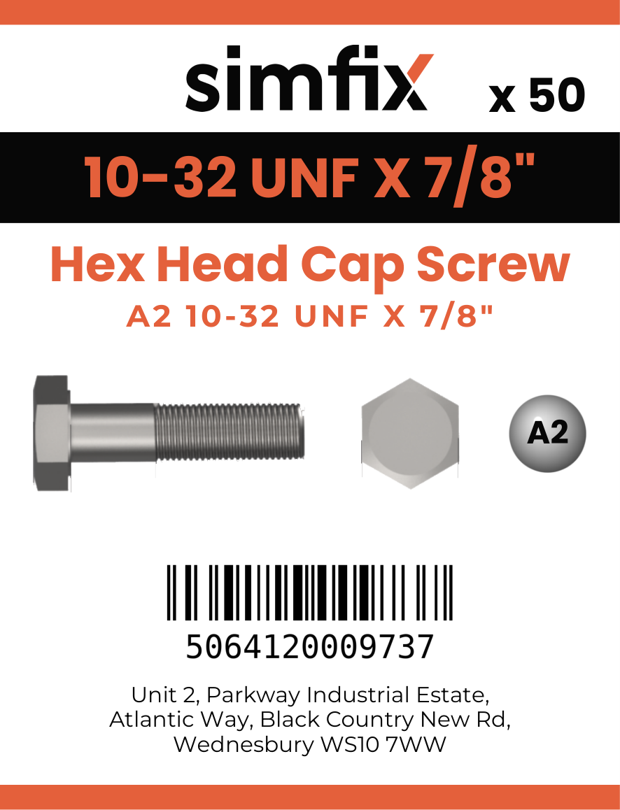 Simfix product label - 933UFA2103222-T