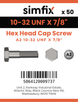 Simfix product label - 933UFA2103222-T