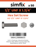Simfix product label - 933UFA212045-T