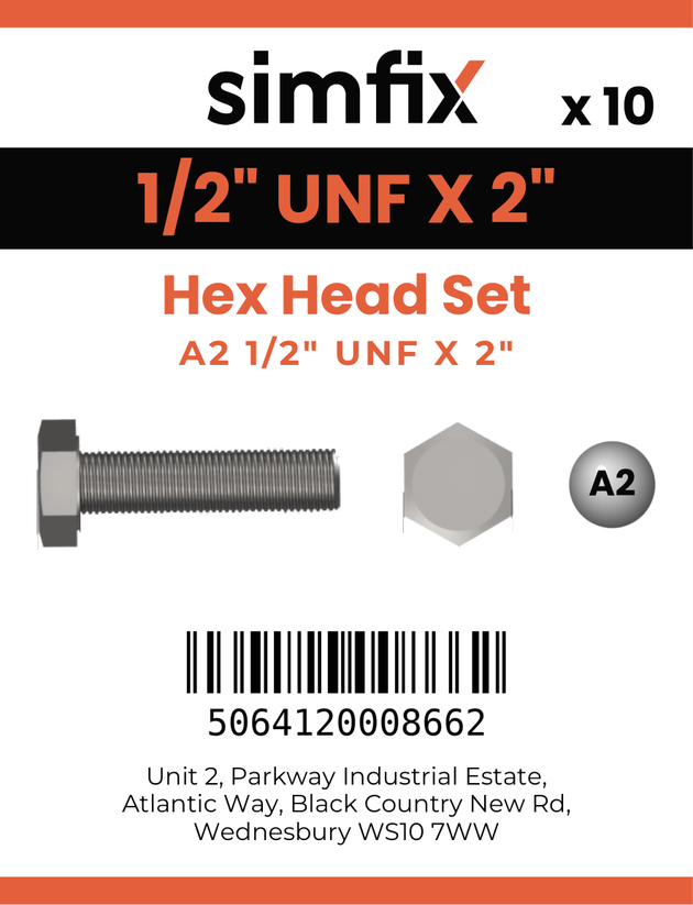 Simfix product label - 933UFA212051-D