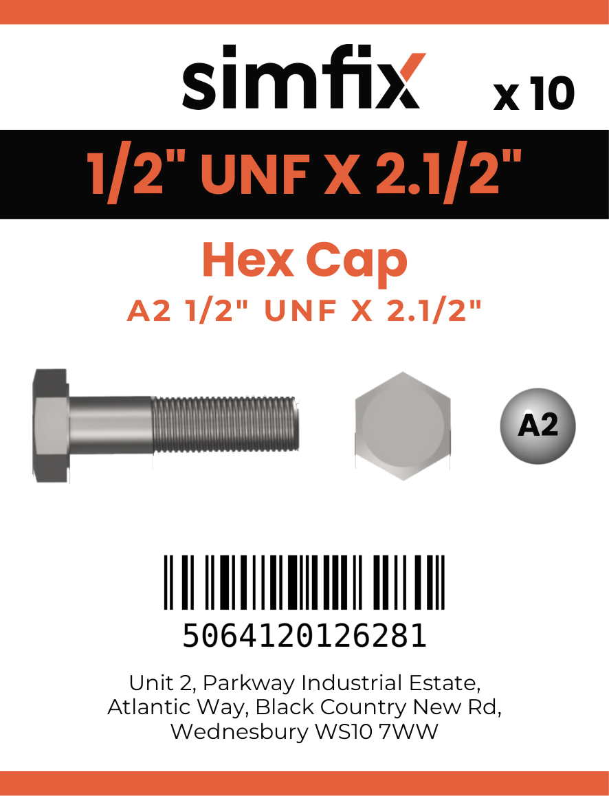 Simfix product label - 933UFA212064-D