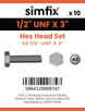 Simfix product label - 933UFA212076-D