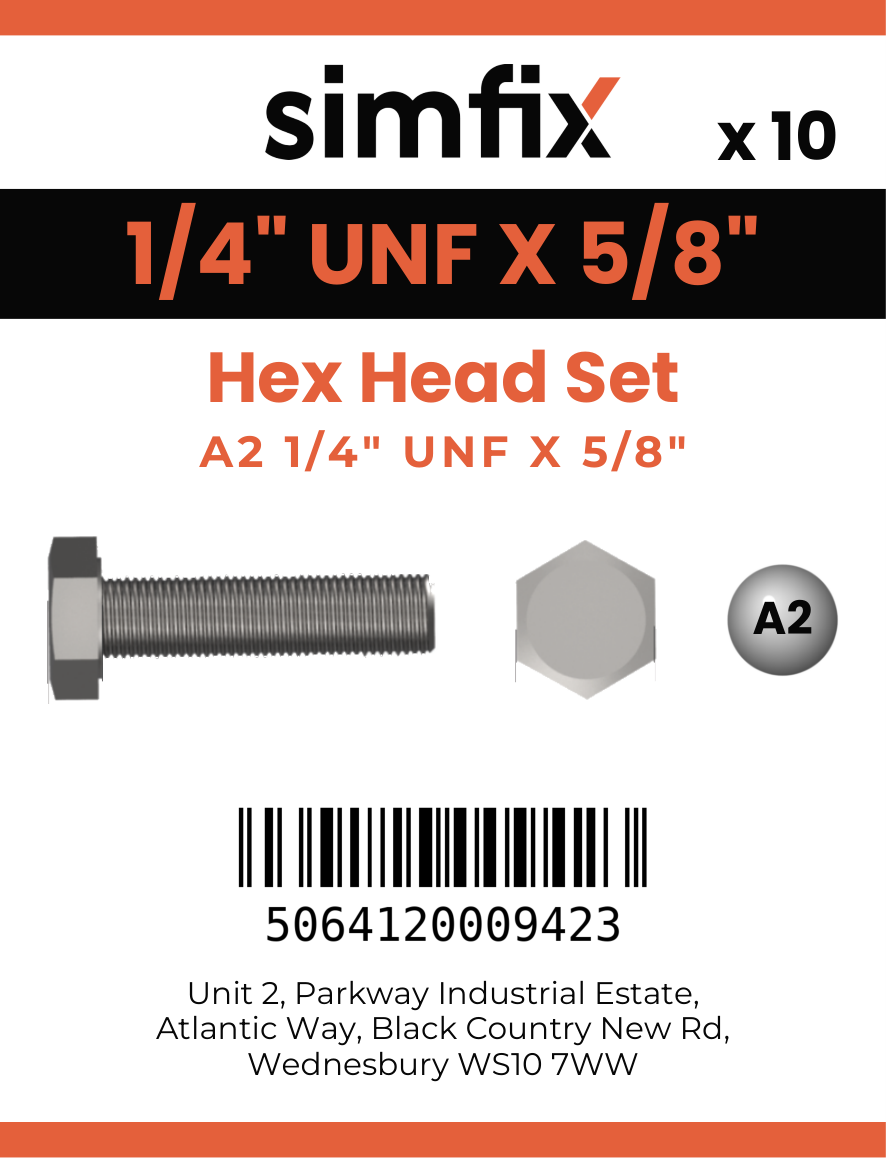 Simfix product label - 933UFA214016-D