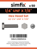 Simfix product label - 933UFA214022-T