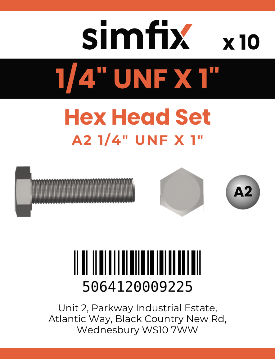 Simfix product label - 933UFA214025-D