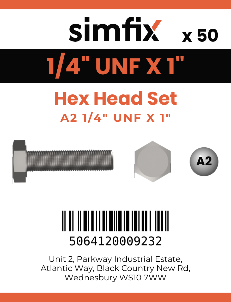 Simfix product label - 933UFA214025-T