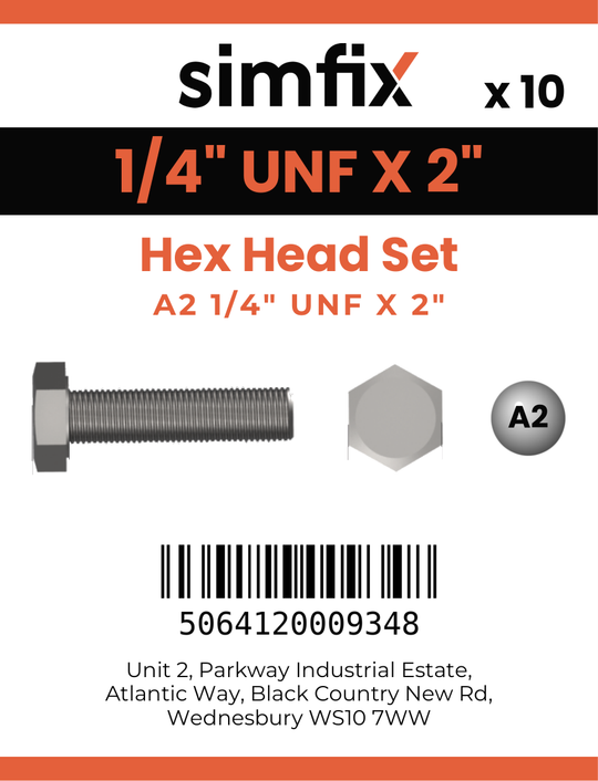 Simfix product label - 933UFA214051-D