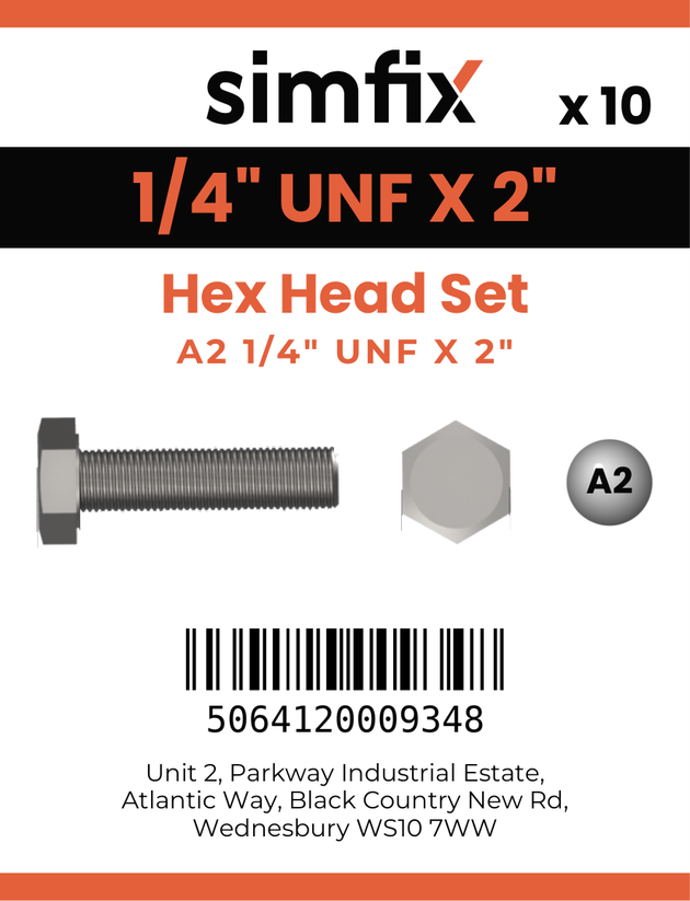 Simfix product label - 933UFA214051-D