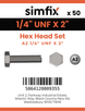 Simfix product label - 933UFA214051-T