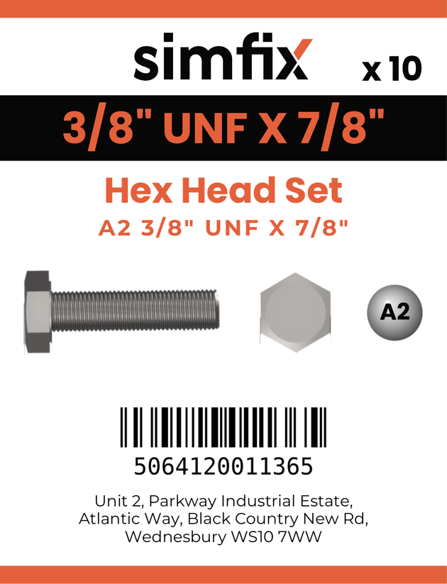 Simfix product label - 933UFA238022-D