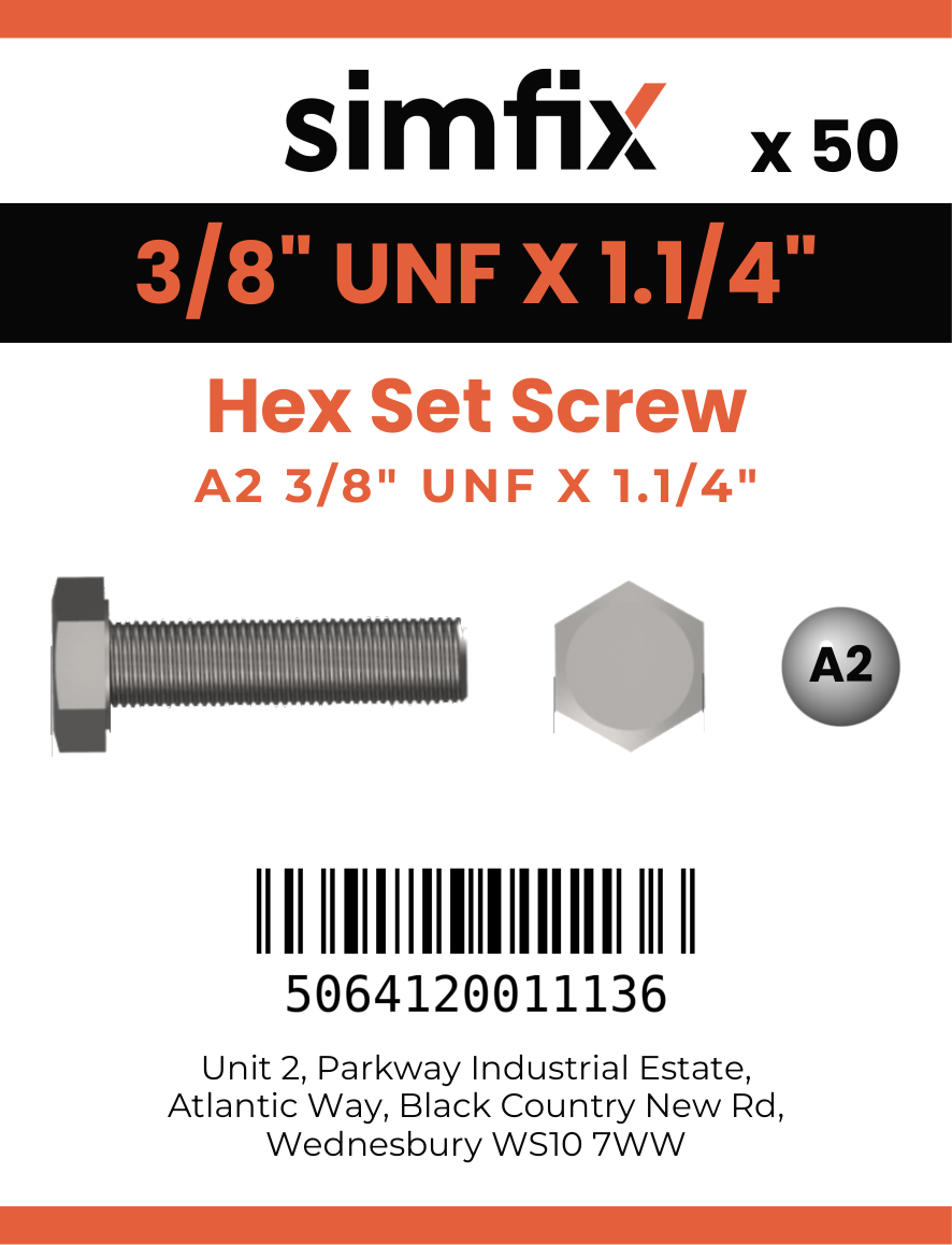 Simfix product label - 933UFA238032-T