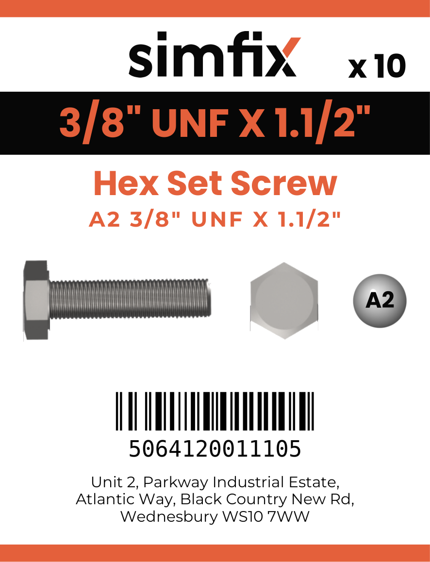 Simfix product label - 933UFA238038-D