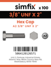 Simfix product label - 933UFA238051-T