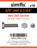 Simfix product label - 933UFA238057-D