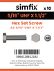 Simfix product label - 933UFA2516038-D