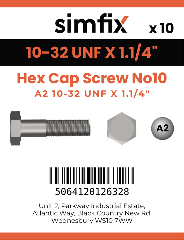 Simfix product label - 933UFA2N10032-D