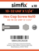 Simfix product label - 933UFA2N10032-D