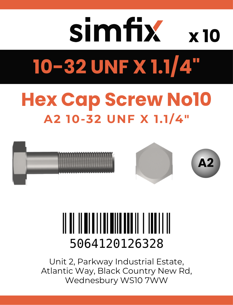 Simfix product label - 933UFA2N10032-D