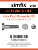 Simfix product label - 933UFA2N10032-T