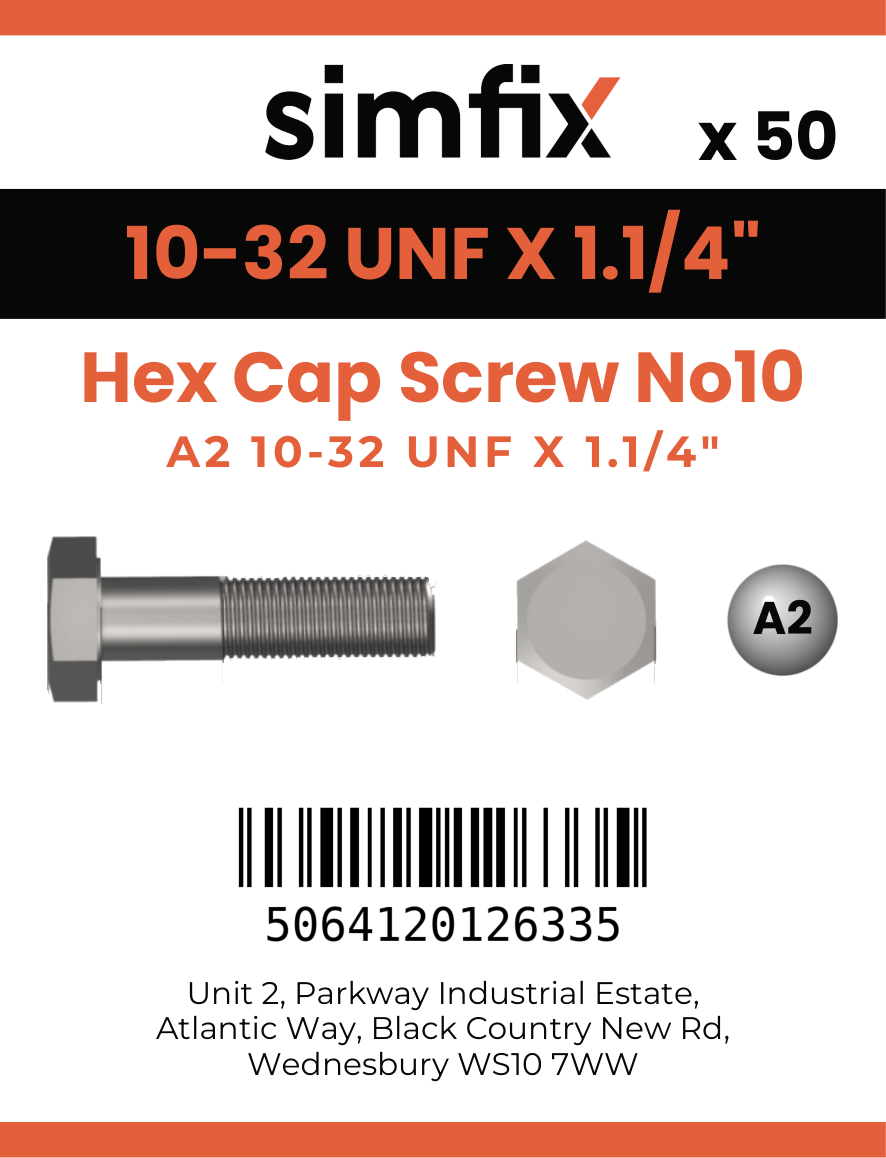 Simfix product label - 933UFA2N10032-T