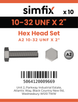 Simfix product label - 933UFA2N10051-D