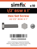 Simfix product label - 933WA212025-D