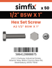 Simfix product label - 933WA212025-T