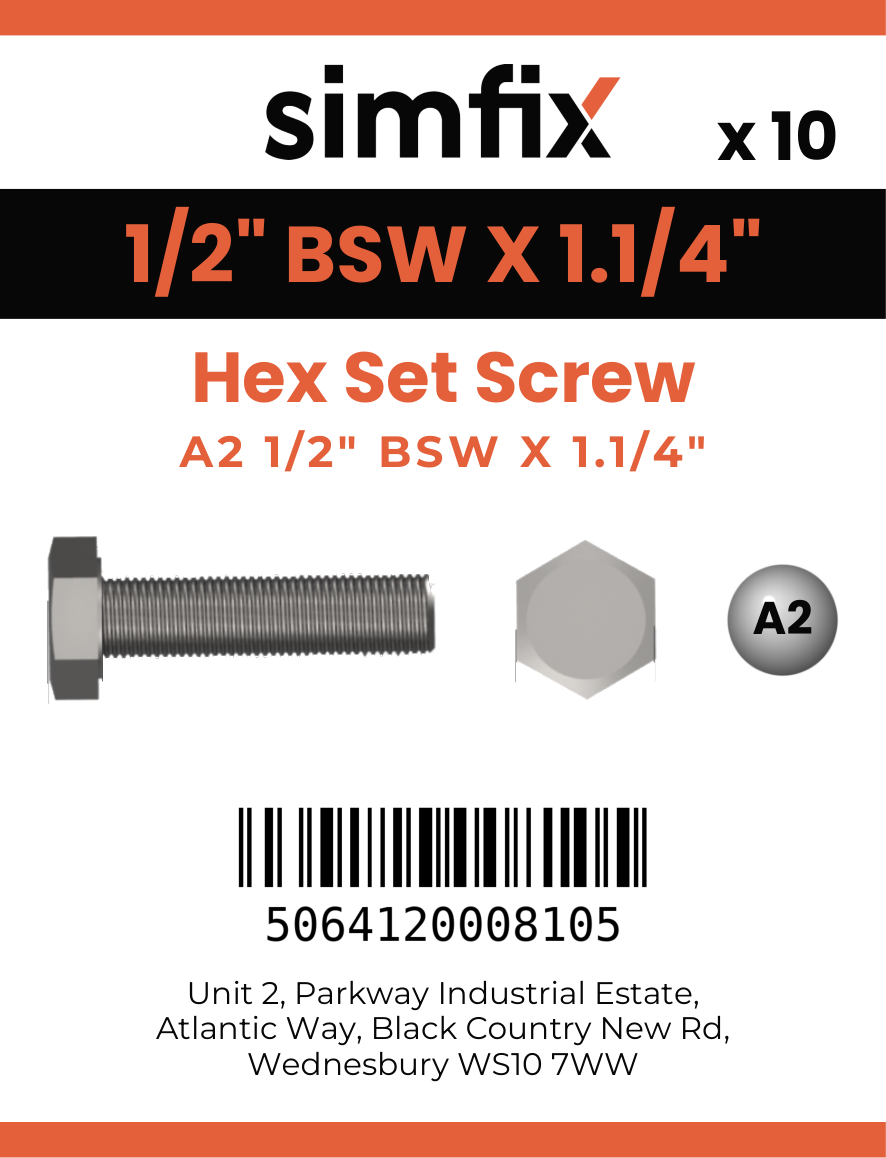 Simfix product label - 933WA212032-D