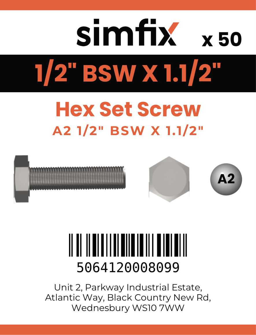 Simfix product label - 933WA212038-T