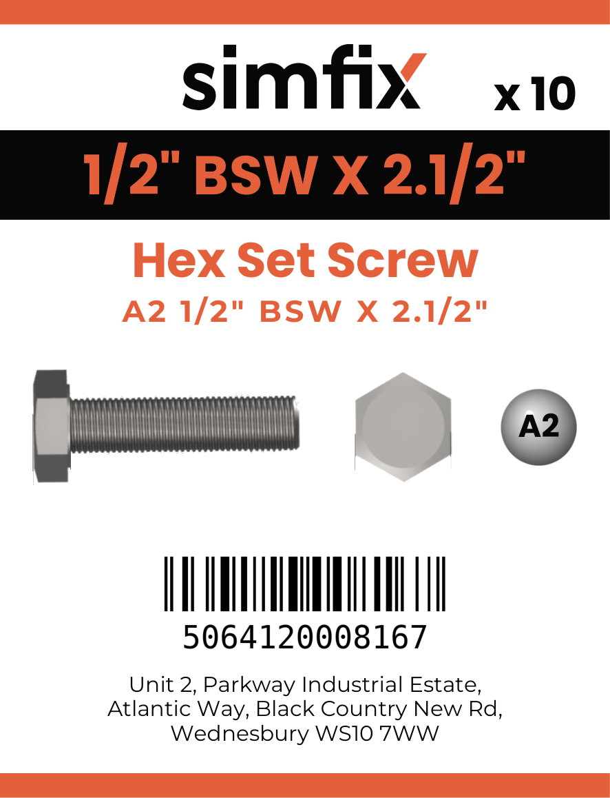 Simfix product label - 933WA212064-D