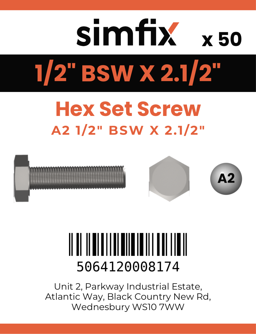 Simfix product label - 933WA212064-T