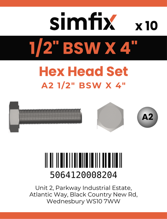 Simfix product label - 933WA212102-D
