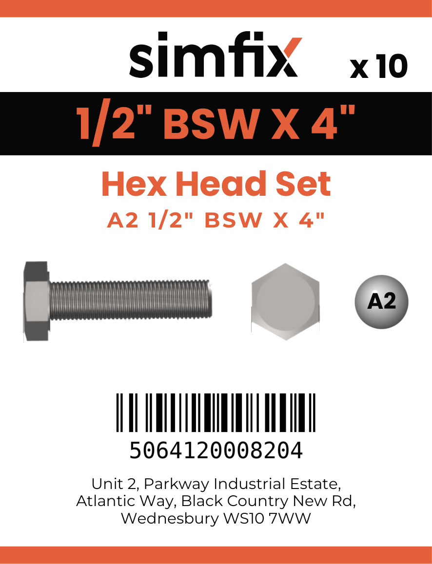 Simfix product label - 933WA212102-D