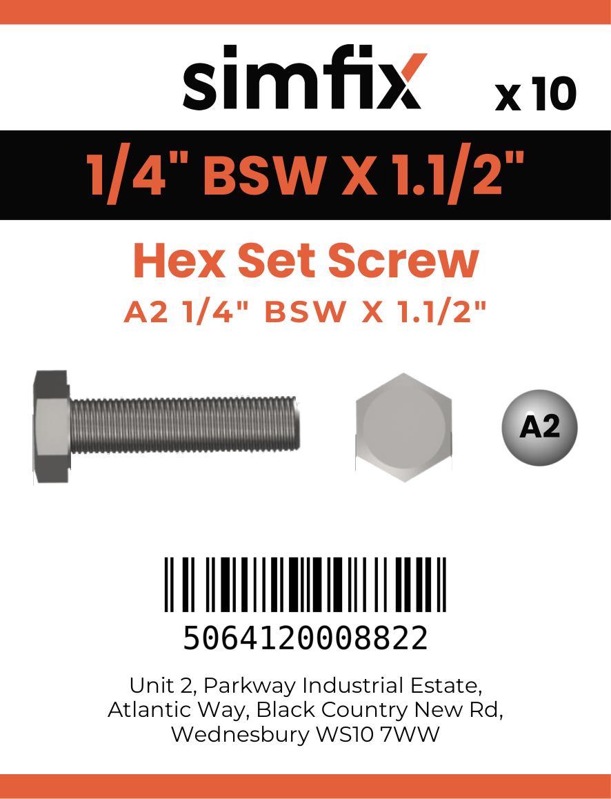 Simfix product label - 933WA214038-D